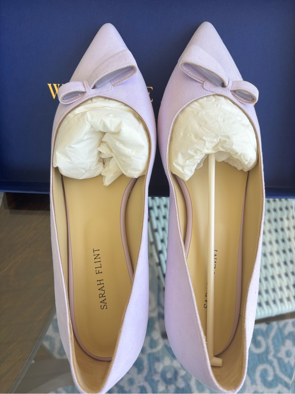 Sarah Flint BNWT Natalie lavender suede -IT 39.5 = US 9
